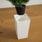 45" UV Resistant Artificial Cedar Tree in White Tower Planter (Indoor/Outdoor)